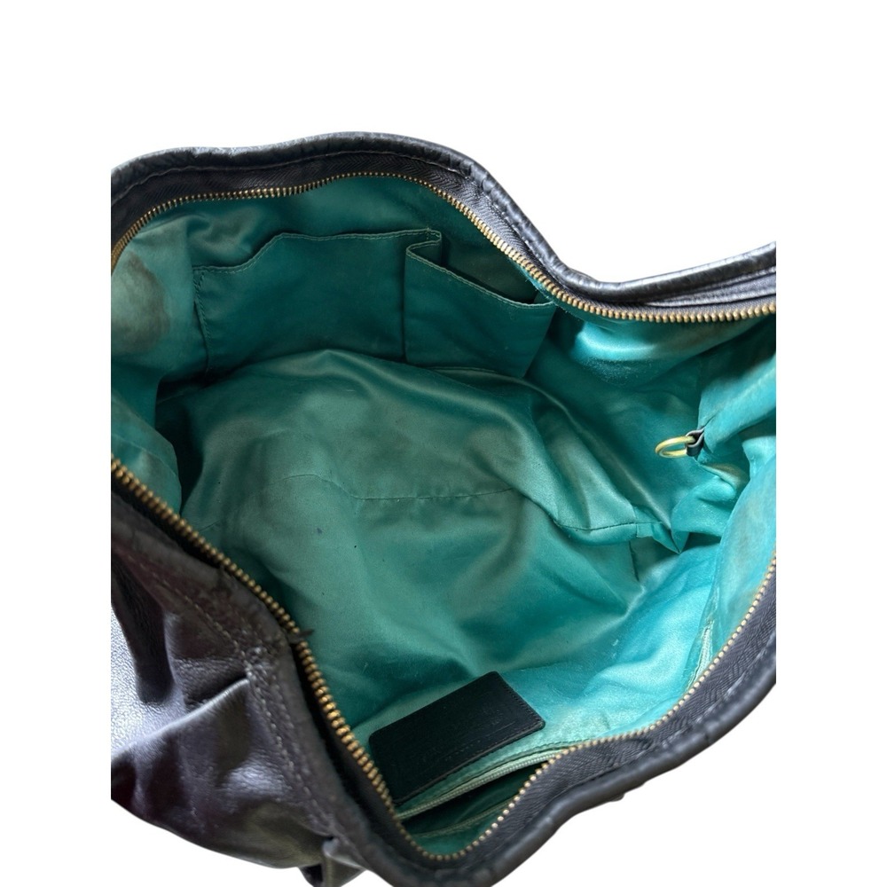 Y2K Vintage Coach Black leather Ergo Hobo Bag - Picture 6 of 9